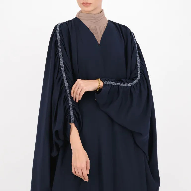 The Midnight Cascade Abaya