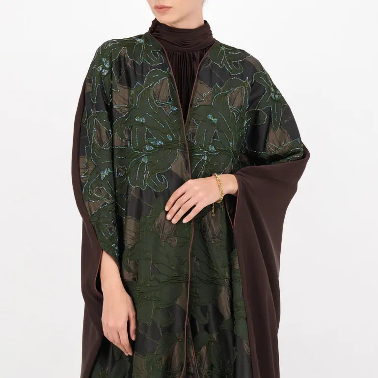 The Emerald Sepia Abaya