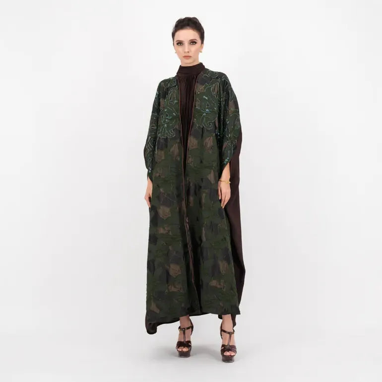 The Emerald Sepia Abaya