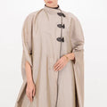 The Mandarin Beige Abaya