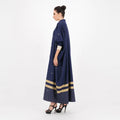 The Sapphire Gold Abaya Set