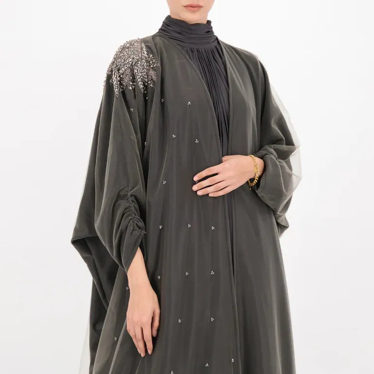 The Mirage Sheer Abaya Set