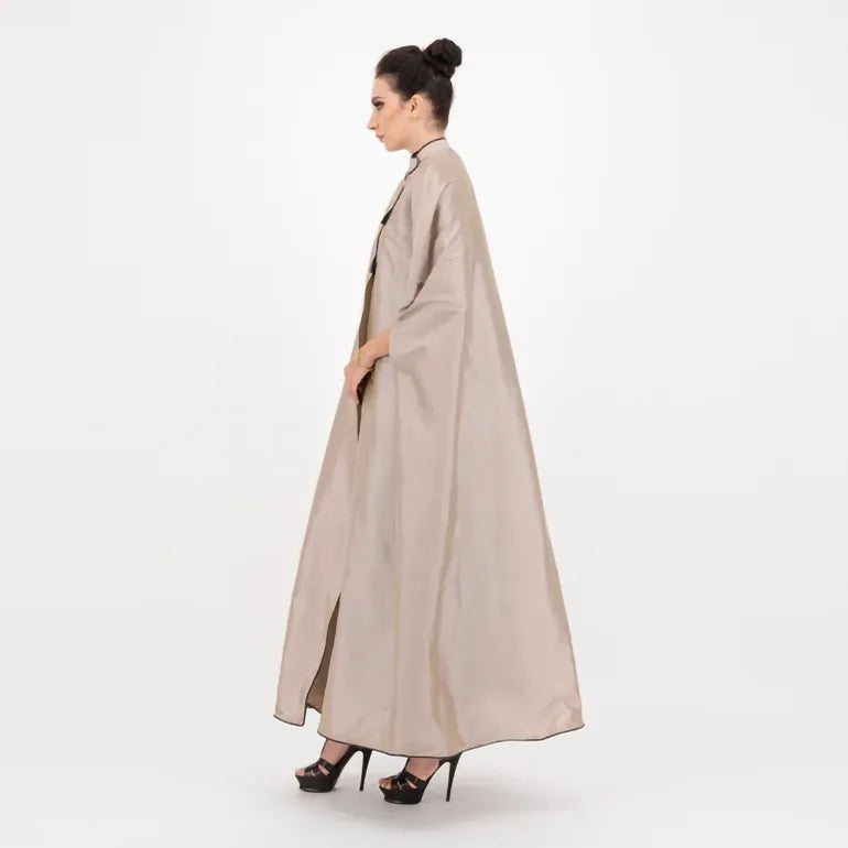 The Mandarin Beige Abaya